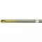 Návrtový vrták NC dlouhý DIN1835 HSSCo5 TiN tvar B 90° válcová stopka 12,0mm FORMAT