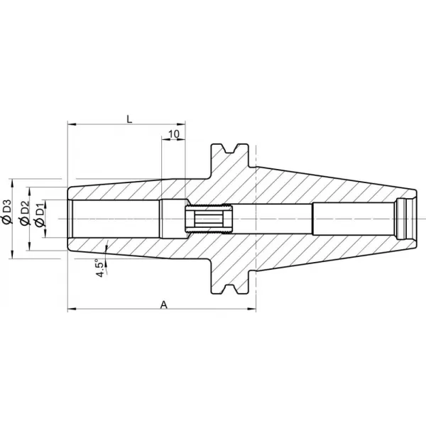 Termo upínač DIN69871AD stopka SK40 8x80mm FORMAT GT