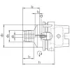 Hydraulické sklíčidlo DIN69893A HSK-A63 10x150mm WTE
