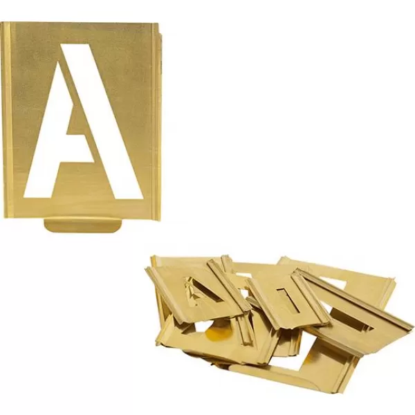 Značkovací šablona A-Z výška písma 40mm TURNUS