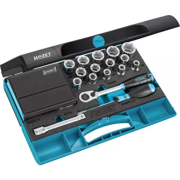 Sada nástrč. klíčů s 916HPK 1/4" a 1/2" 68dílná Exkluzivní zboží Hazet