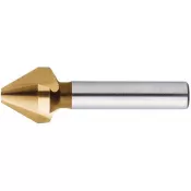 Kuželový záhlubník DIN334 HSS TiN tvar C válcová stopka 60° 6,3mm FORMAT