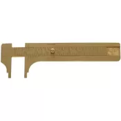 Posuvné měřítko mosaz zkrácené 80mm FORTIS