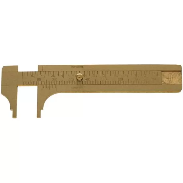 Posuvné měřítko mosaz zkrácené 80mm FORTIS