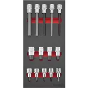 Modul pro nářadí 1/3 Nástrčné klíče 1/2" vnitřní 6hran FORMAT