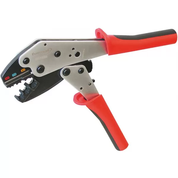 Krimpovací kleště na izolovaná kabelová oka 0,5-6qmm FORMAT