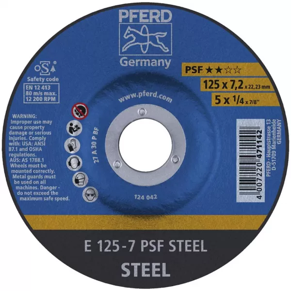 Kotouč brusný prohnutý A30PPS 178x8mm PFERD