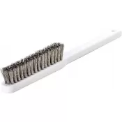 Jemný kartáč plast.ruk. nerez, vlnitý 0,15mm Lessmann