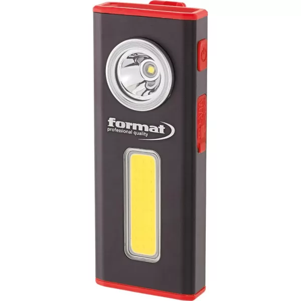 Aku LED ruč.svítidlo,hl. 500 lumenů FORMAT