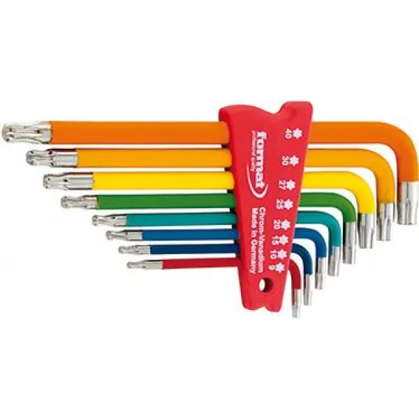 Sada imbus klíčů lakovaný T9-TORX® T40 FORMAT