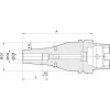 Termo upínač DIN69893A stopka A-63 SL 12x70mm HAIMER