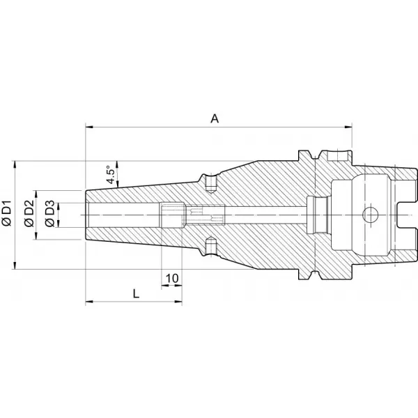 Termo upínač DIN69893A stopka A-63 SL 12x70mm HAIMER