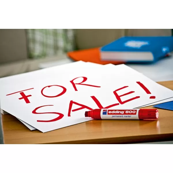 Popisovač permanentní 800 modrý edding