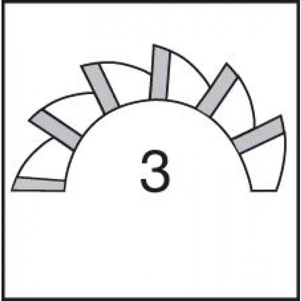 Stopková fréza krátká DIN844 tvar B HSSCo8 8mm FORMAT