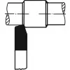 Soustružnický nůž HSSE DIN4951L 8x8x100mm WILKE