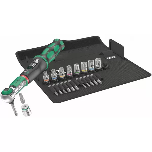 Klíč momentový Safe-Torque 23dílná 2-12Nm 1/4" úchyt bitů Wera 05075832001