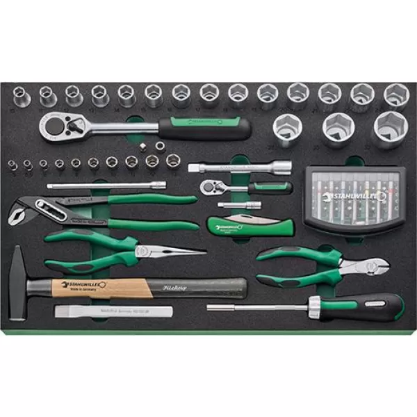 Vozík na nářadí, naplněný 93/130 130dílná Stahlwille