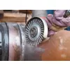 Kartáč na potr.,nerez 125x6mm splét. 0,5mm Lessmann