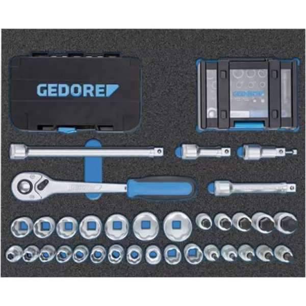 Dílenský vozík Smartline s vybavením nářadí 172 ks GEDORE