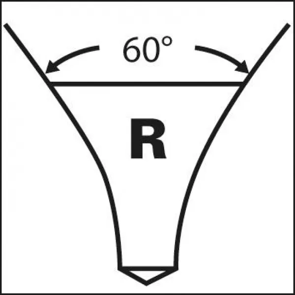 Středicí vrták DIN333 HSS Tvar R 1,0mm FORMAT