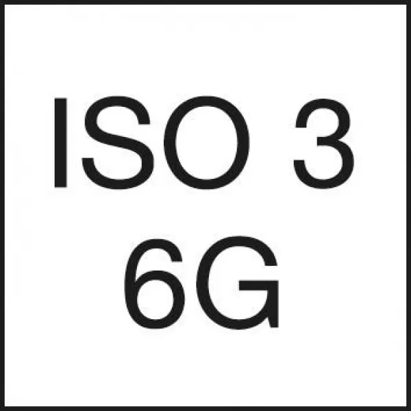 Strojní závitník DIN371 HSS-Co5 typ INOX 6G M3 FORMAT