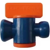 Uzaviraci kohout, 2ks. pro hadice na chladivo 1/2" LOC-LINE