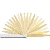 Přesná spárová měrka 20 listů 0,05-1mm mosaz FORMAT