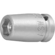 Klíč nástrčný kovaný s magnetem 1/4" 7mm ASW