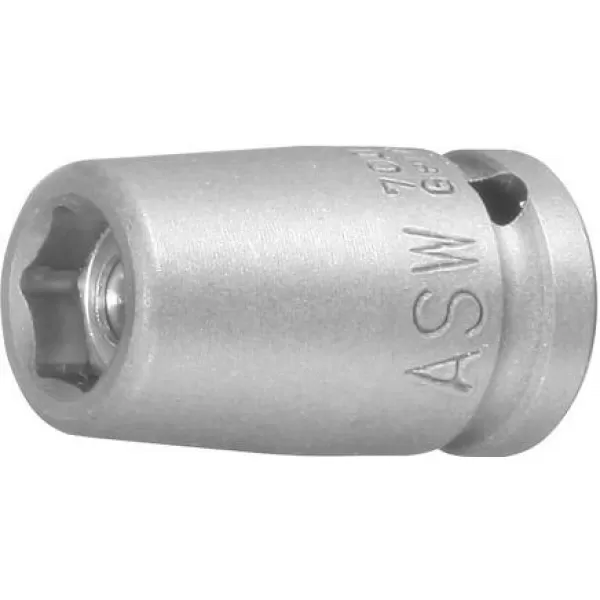 Klíč nástrčný kovaný s magnetem 1/4" 13mm ASW