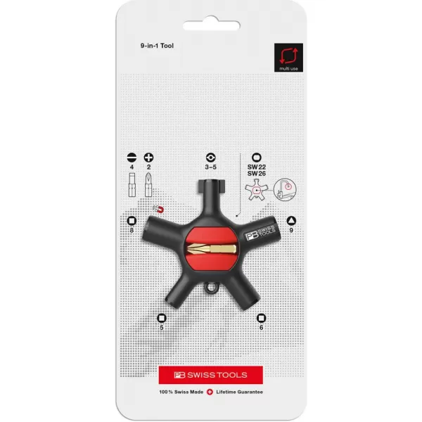 Klíč k rozvaděčům 9 v 1 Tool PB Swiss Tools