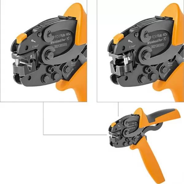 Krimpovací kleště PZ 6 Roto ADJ 0,14-6mm2 Weidmüller