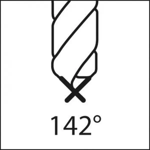 Návrtový vrták NC tvrdokov TiALN DIN6535 stopka HB 142° 6mm FORMAT