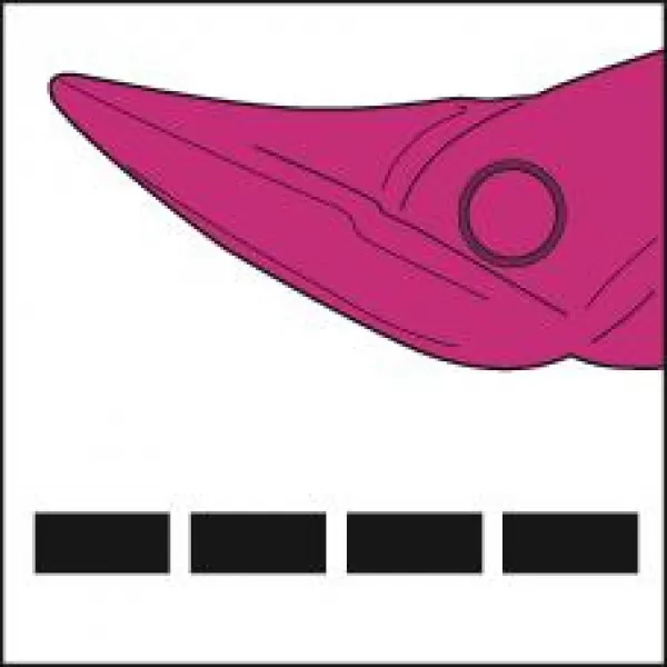 Nůžky na otvory HSS levé 275mm Erdi