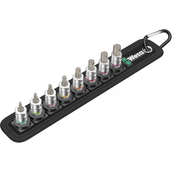 Sada nástrčných klíčů s přídržnou funkcí 1/4"  8 ks. Wera 05003881001
