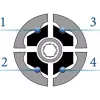 Nástrčkový klíč profil C 1/2" 18mm GEDORE