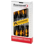 Sada šroubováků úderová hlava, 6 ks. FORMAT