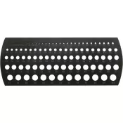 Milimetrová šablona na otvory 0,1-10mm/ 0,1mm FORMAT