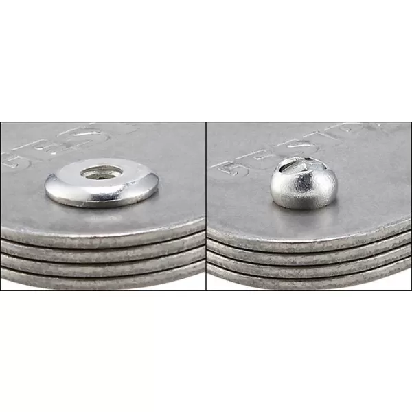 Trhaci nyt INOX A2/VA plocha kulata hlava 4x8mm GESIPA bal. 500ks