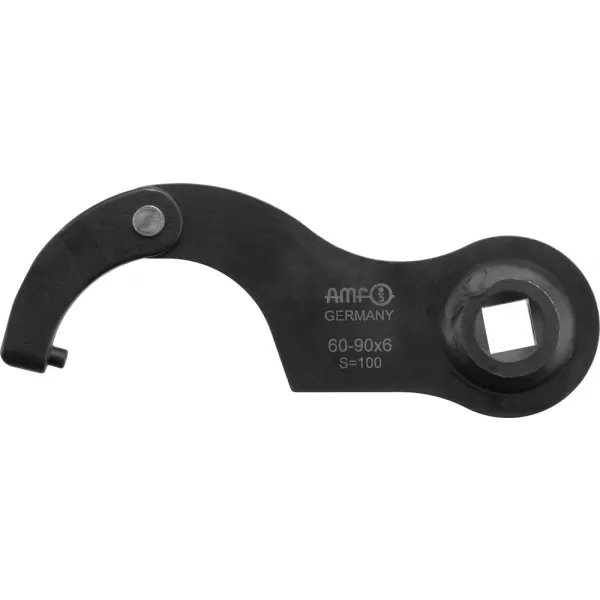Kloubový hákový klíč s nosem mm 1/2" 35-60mm AMF