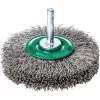 Kartáč kulatý stopkový nerez vlnitý 40x0,2mm Lessmann