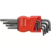 Sada imbus klíčů dlouhý, fosfátovaný kulová hlava T9-TORX® T40 FORMAT