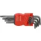 Sada imbus klíčů dlouhý, fosfátovaný kulová hlava T9-TORX® T40 FORMAT