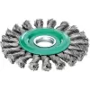 Kulatý kartáč, nerez 125x14mm, splét. 0,5mm Lessmann