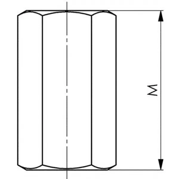 Prodlužovací matice DIN6334 M14/21 FORMAT