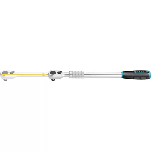 Telesk.ráčna 1/2" 414-614mm plynulá HAZET