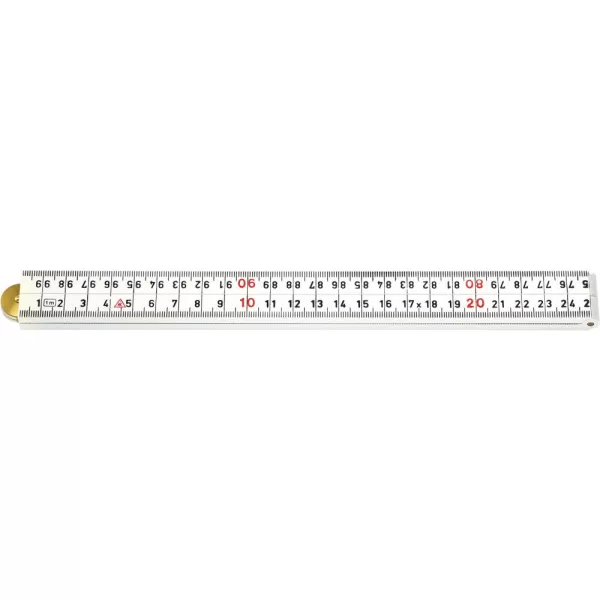 Skládací metr plast. 1mx13mm bílý 4článkový Hultafors