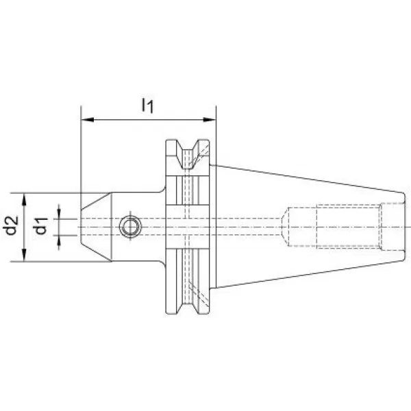 Upínací trn DIN69871ADB SK40 20mm A100 FORTIS