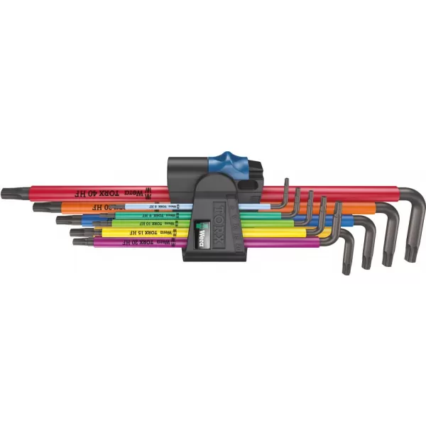 Sada imbus klíčů TORX® Color 9 ks T8-T40 Wera 05024470001