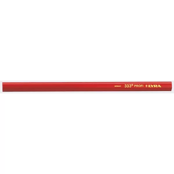 Tesařská tužka 333 oválná, červená 30cm LYRA