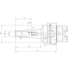 Hydro upínač HPH 3° DIN69893A HSK-A63 10mm WTE